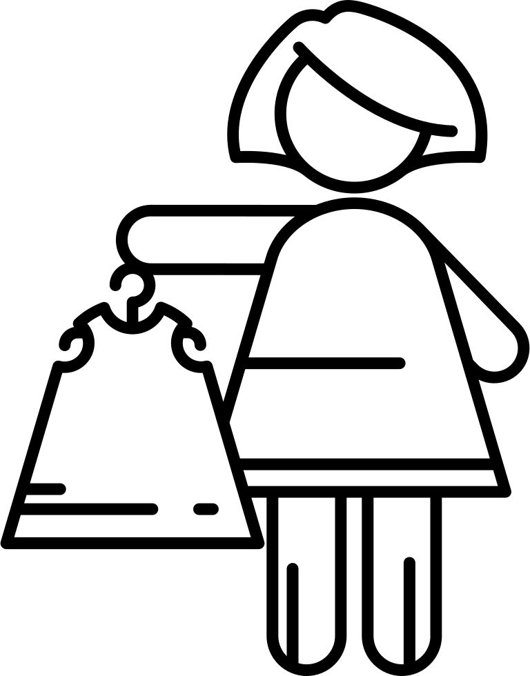 Png File Svg - Nurse Cartoon Clipart Black And White Transparent Png (768x980), Png Download