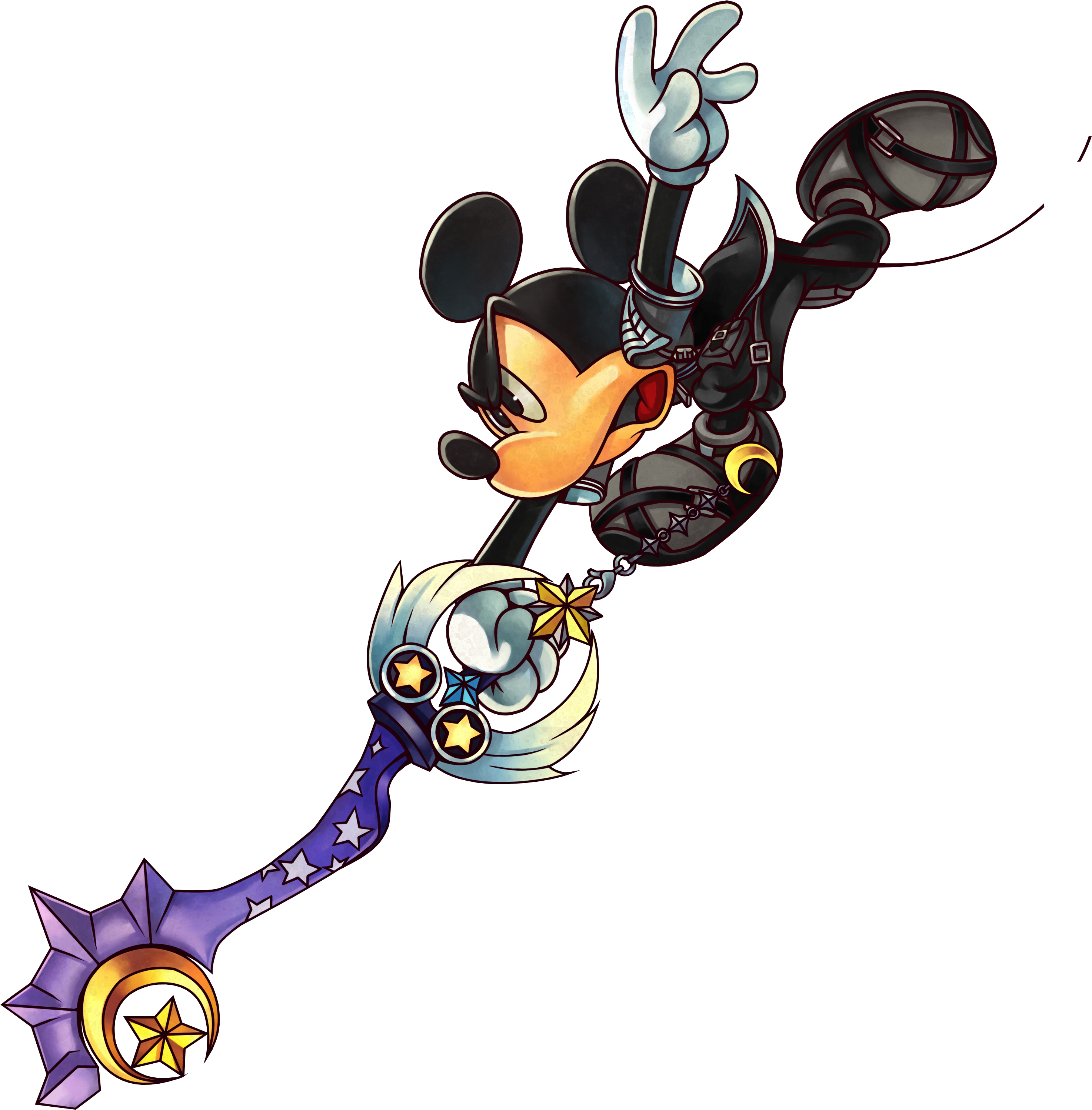 Mickey01 - Kingdom Hearts Birth By Sleep Mickey Clipart (3075x3098), Png Download