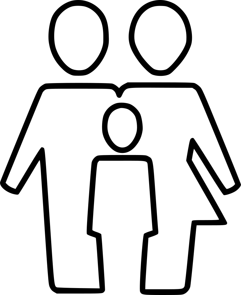 Parents Kid Persons Love Comments Clipart (800x980), Png Download