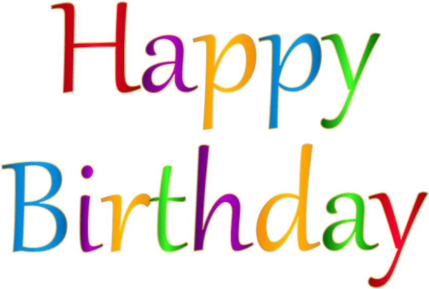 Free Png Happy Birthday Png Images Transparent - Happy Birthday Png Clipart (850x570), Png Download