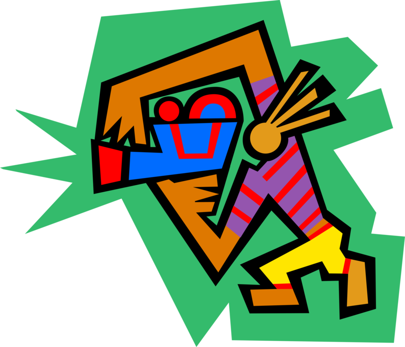 Vector Illustration Of Man Filming With Videocamera Clipart (815x700), Png Download