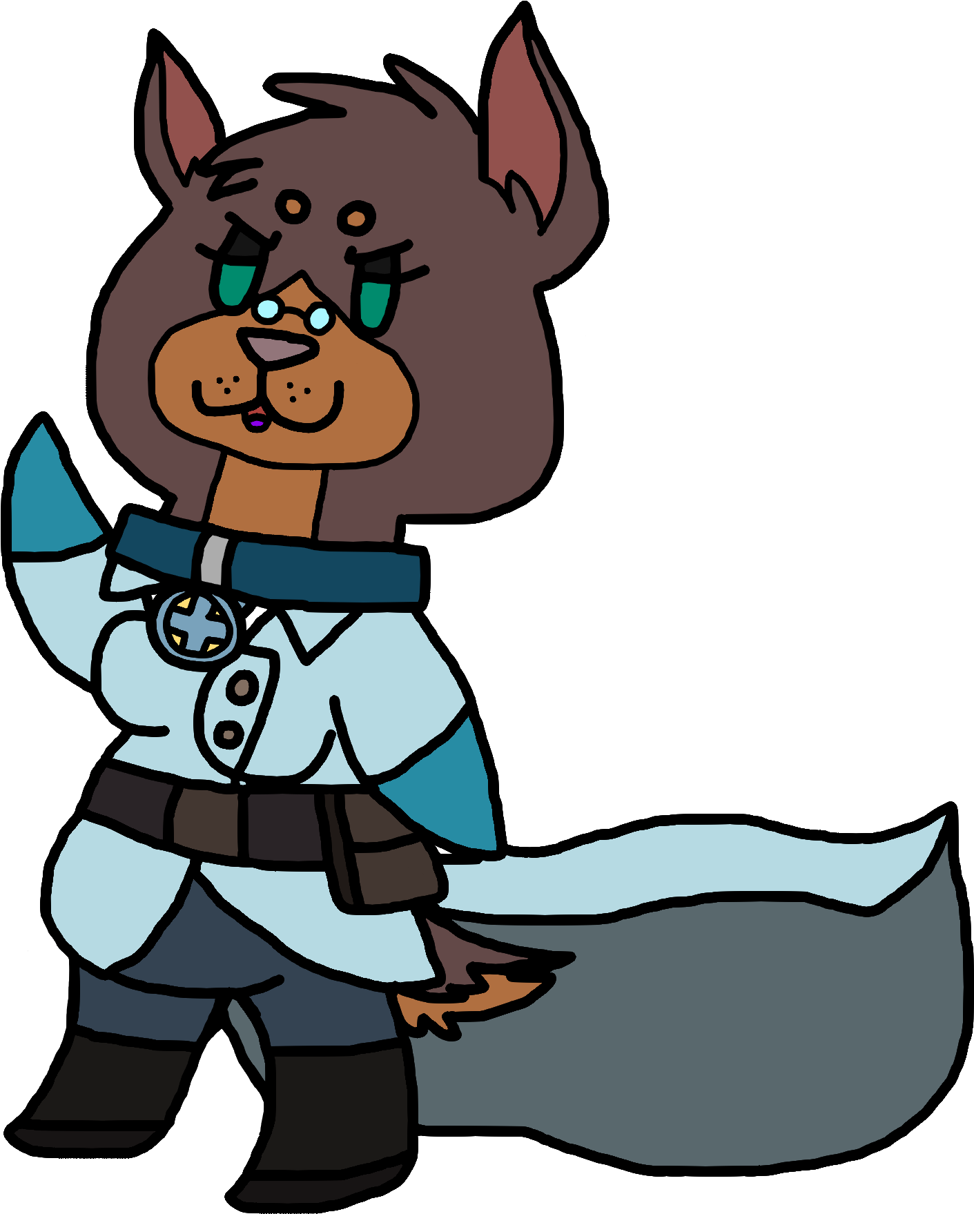 Chibi Medic Dobe - Cartoon Clipart (3000x3000), Png Download
