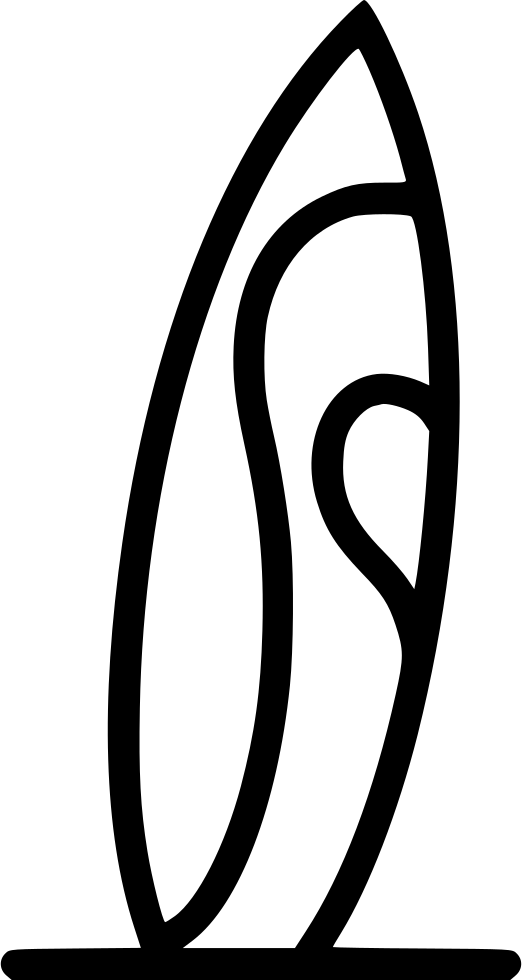Surf Free Icon Clipart (522x980), Png Download