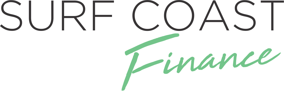 Surf Coast Finance Logo Black Transparent Clipart (1194x386), Png Download