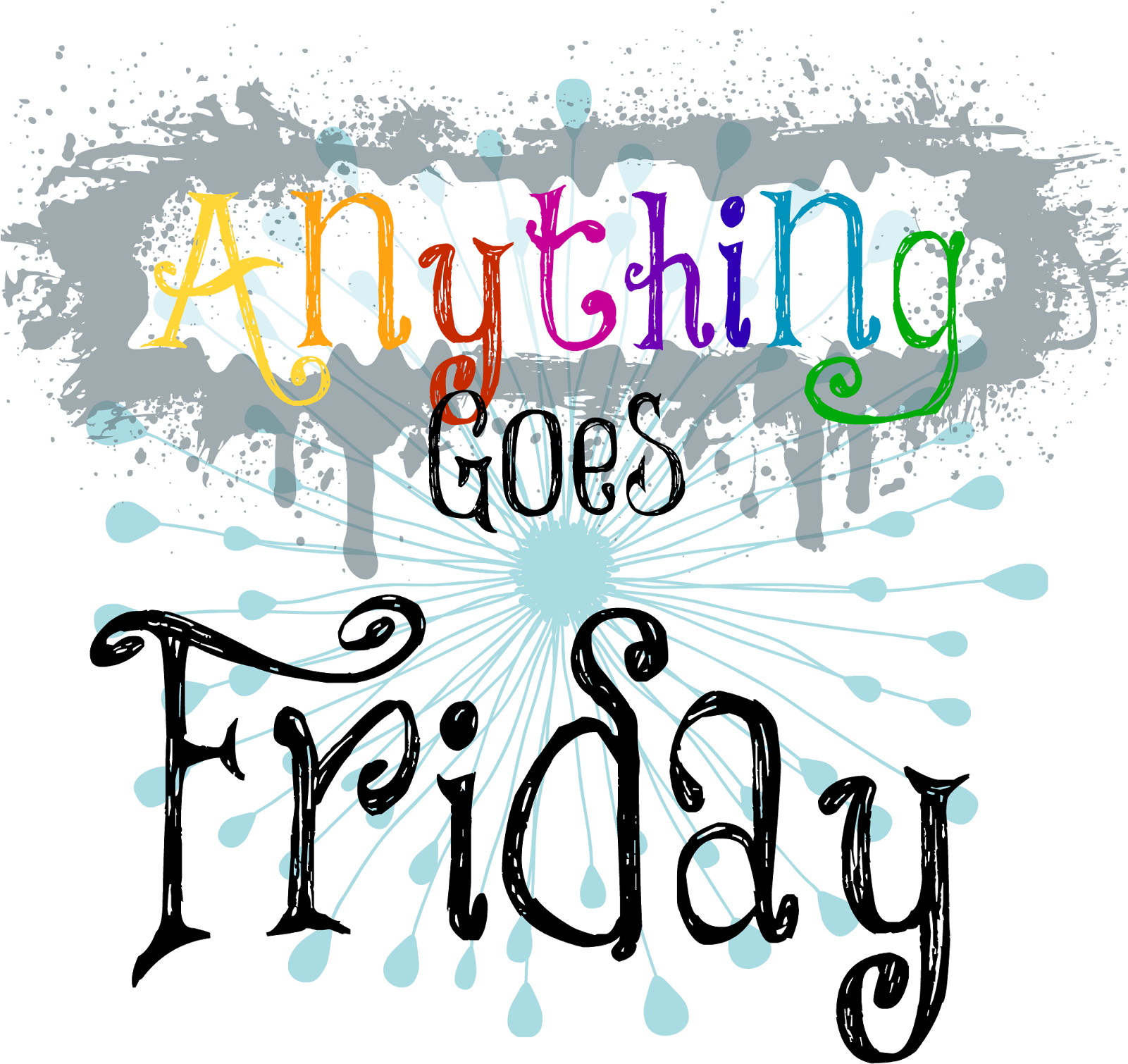 Black And White Paisley Roots Anything Goes - Calligraphy Clipart (1600x1600), Png Download