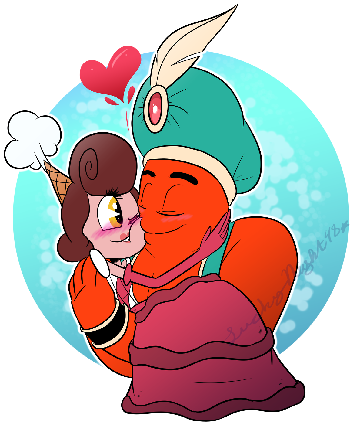 “*deep Breath* Boi This Was A Cute Thought - Cartoon Clipart (1280x1536), Png Download