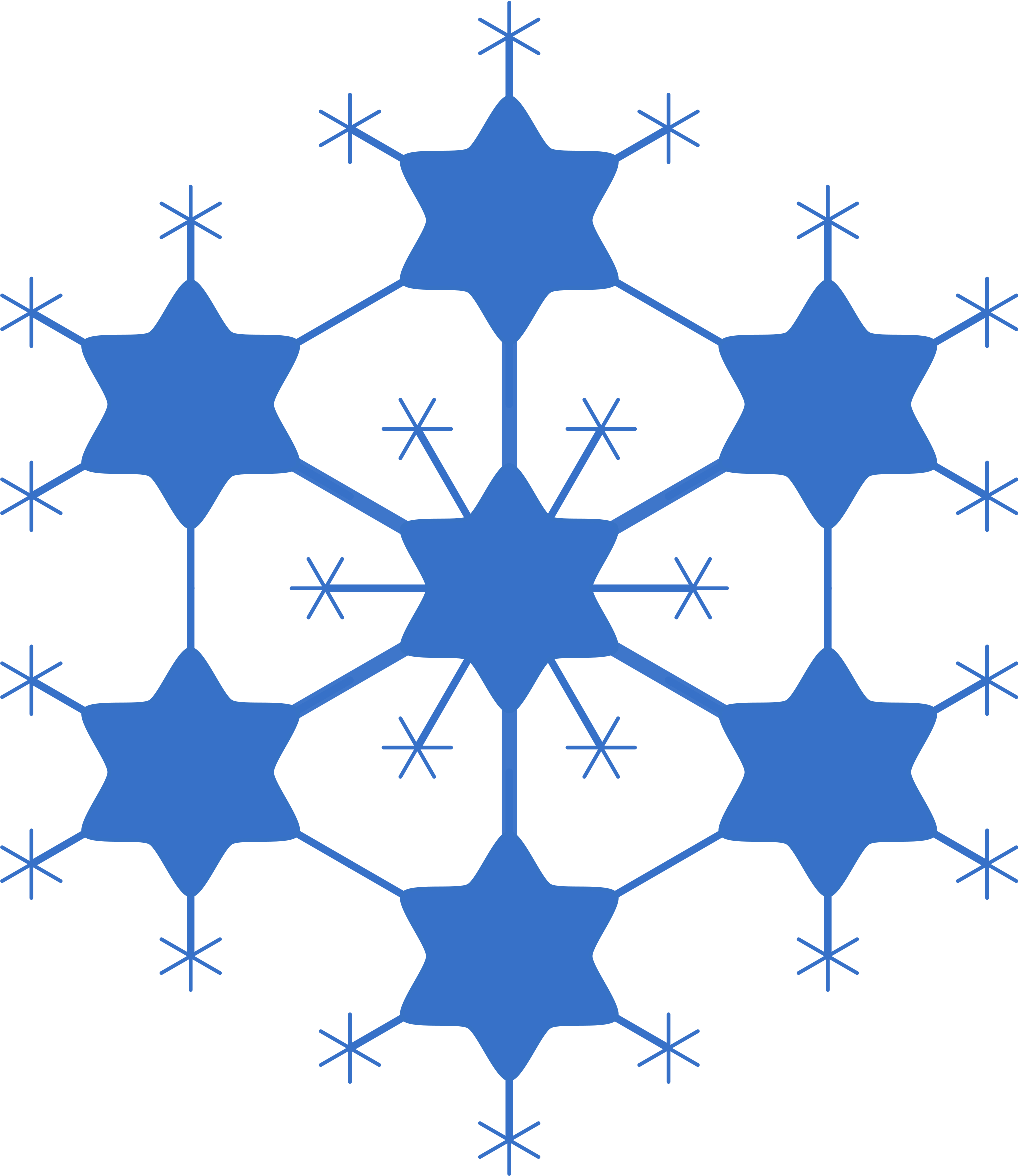 Flake Clipart Star - Snow Clip Art - Png Download (2086x2400), Png Download