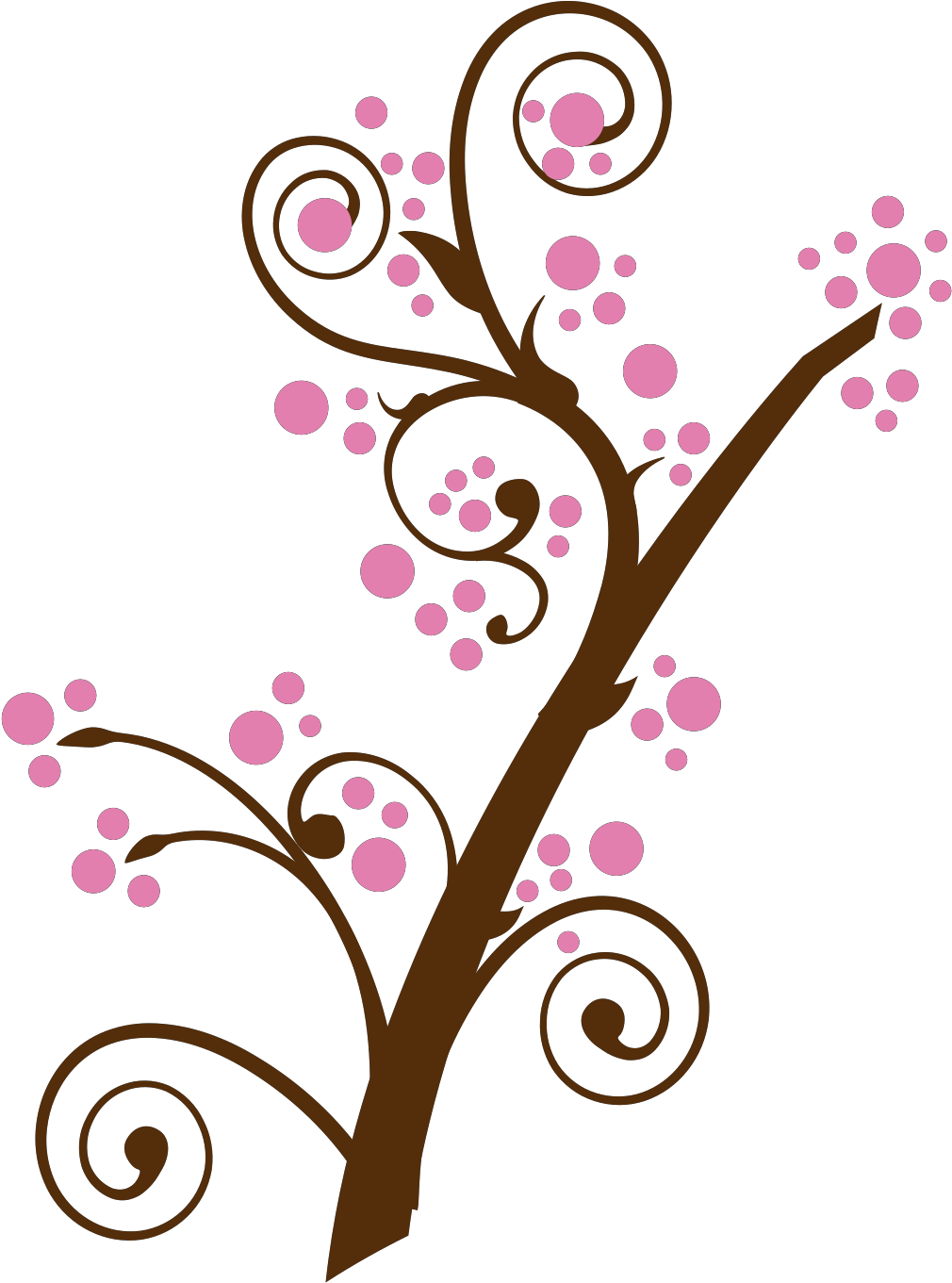 Blossom,plum Blossom, - Cherry Blossom Tree Clipart - Png Download (950x1280), Png Download