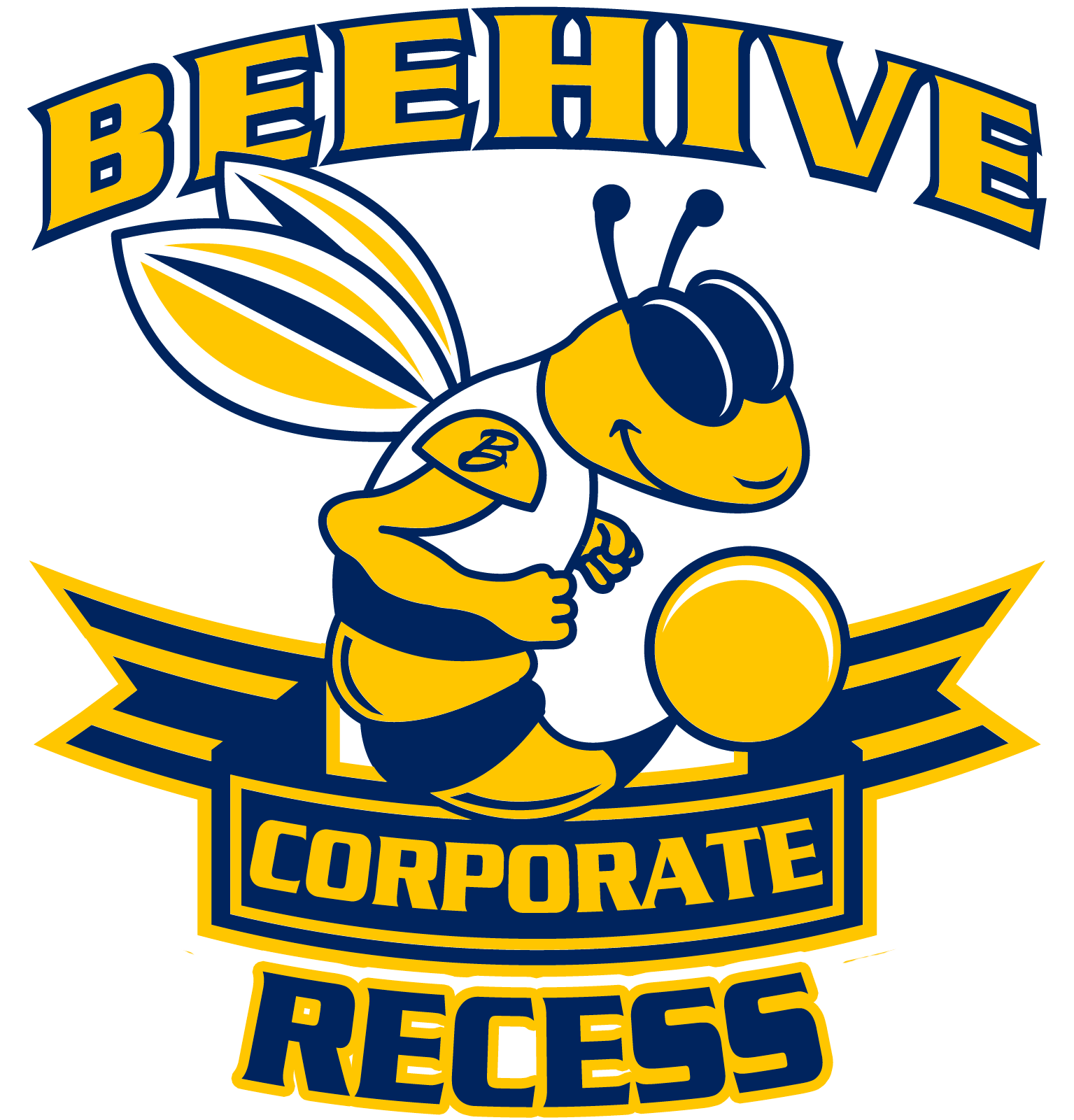 Beehive Recess - Cartoon Clipart (1600x1600), Png Download