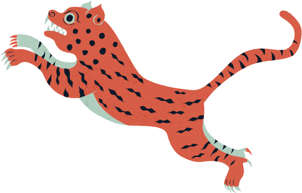 Tiger-2 Clipart (1000x634), Png Download