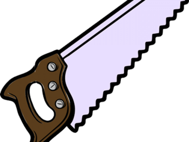 Hand Saw Clipart Transparent - Saw Clip Art - Png Download (640x480), Png Download