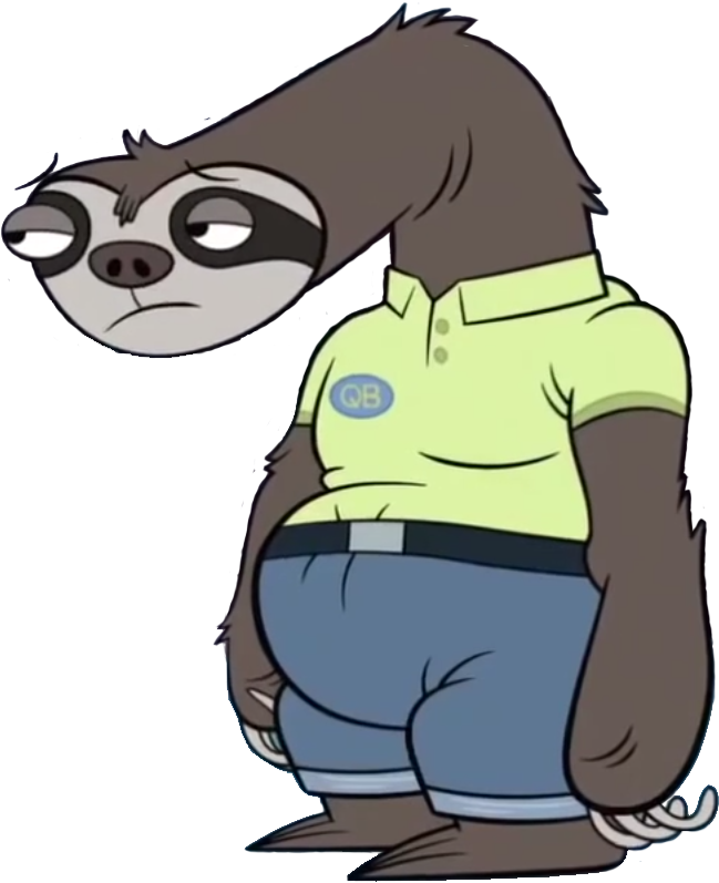 Quest Buy Sloth Clerk - Marco Diaz Sloth Clerk Atc Clipart (806x892), Png Download