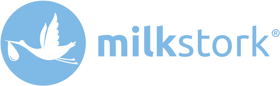 Milkstork-logo - Milk Stork Logo Clipart (1000x338), Png Download