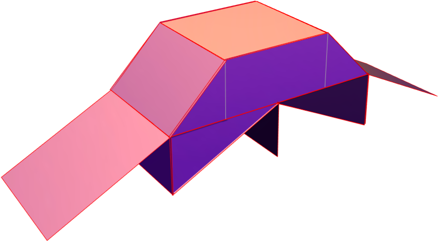 History Bridge Project Mk - Origami Clipart (1032x775), Png Download