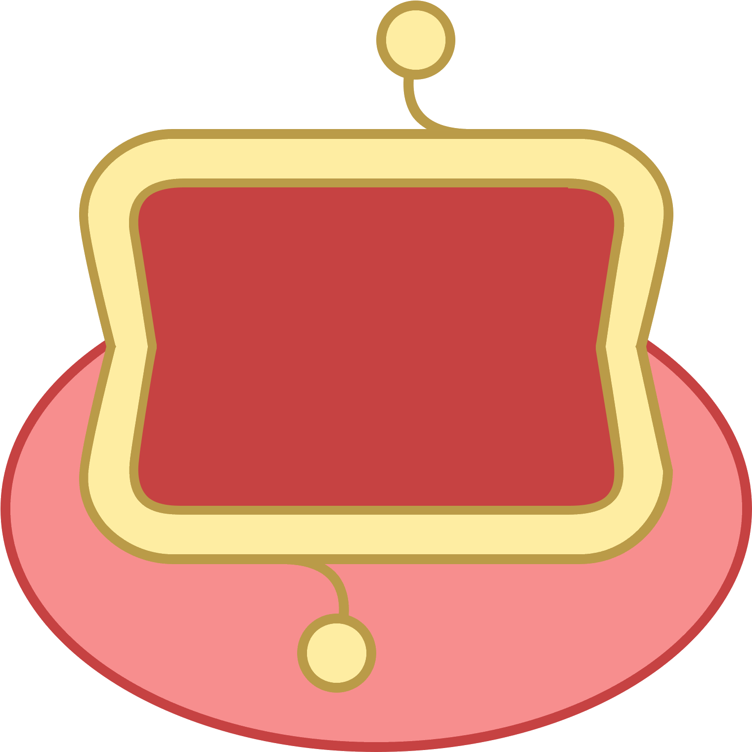 Purse Interior Icon Clipart (1600x1600), Png Download