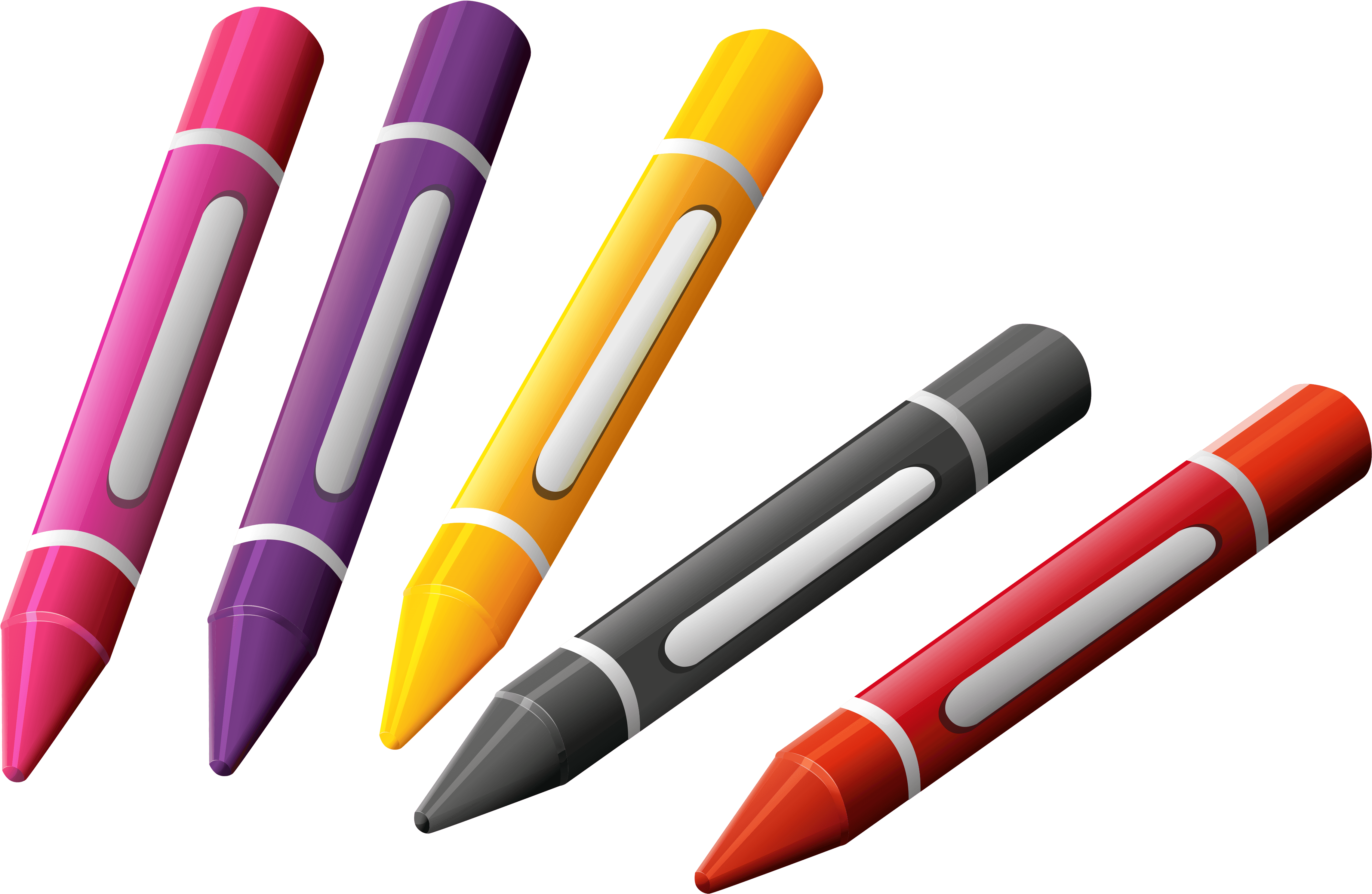 Oil Pastels Transparent Png Vector Clipart - Oil Pastel Clipart Png (4736x3128), Png Download