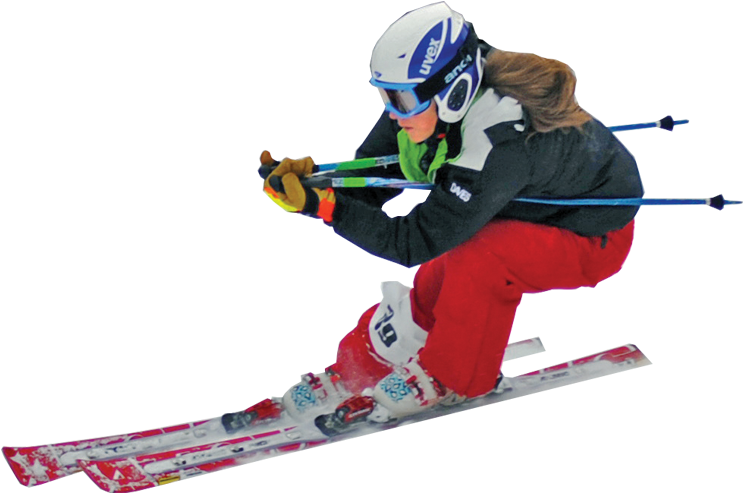 Skiing Png - Skiing Free Png Clipart (750x516), Png Download