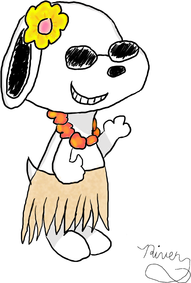 Snoopy The Beagle By Riverofchaos - Cartoon Clipart (639x946), Png Download