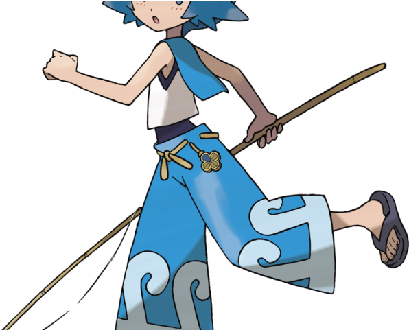 Fishing Pole Clipart Png Transparent - Ken Sugimori Pokemon Sun And Moon (640x480), Png Download