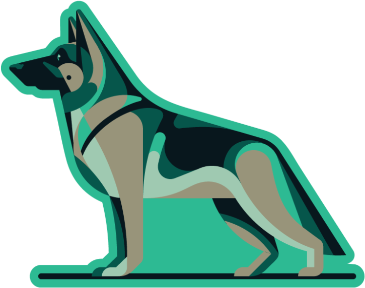 Pin German Shepherd Dog Clipart - German Shepherd - Png Download (800x800), Png Download