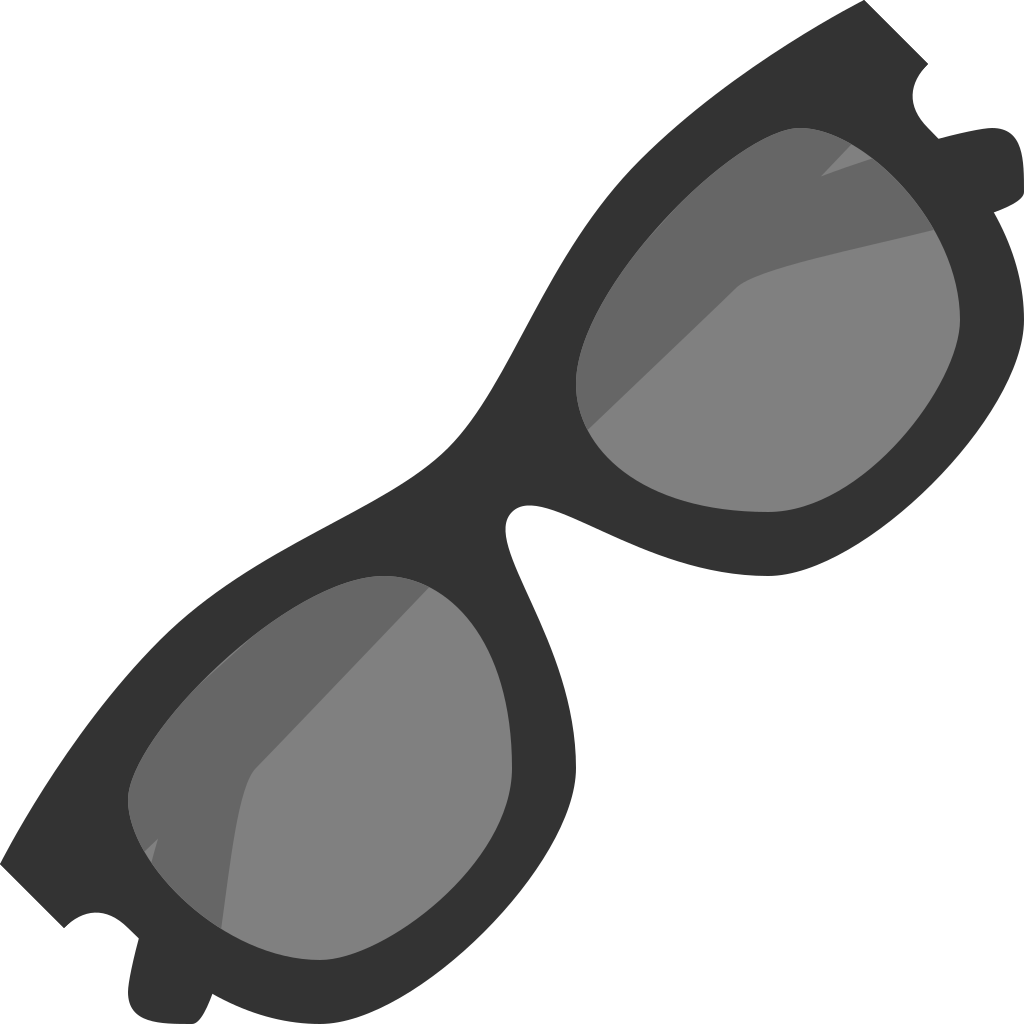 Download Svg Download Png - Flat Sunglasses Icon Clipart (1024x1024), Png Download