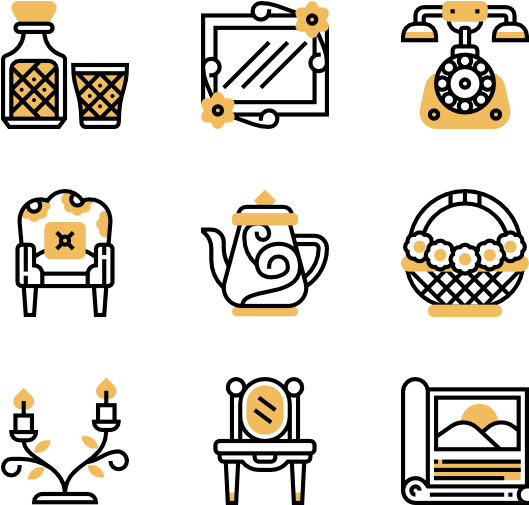 Vintage Decoration - Corruption Flat Icon Clipart (600x564), Png Download