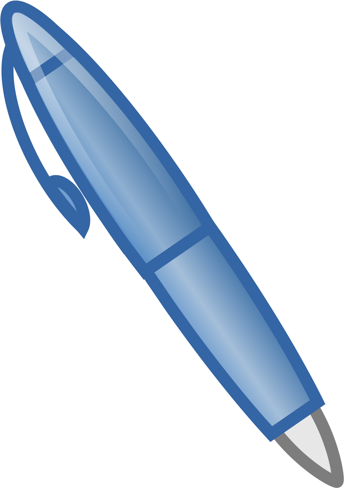 Blue Pen Icon Clipart (2000x2000), Png Download