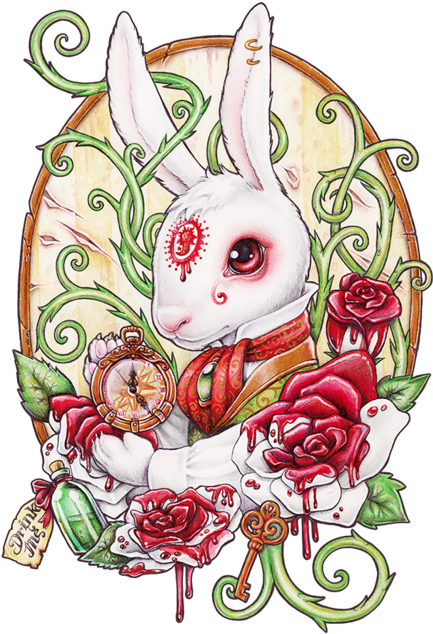White Rabbit Clipart (800x693), Png Download