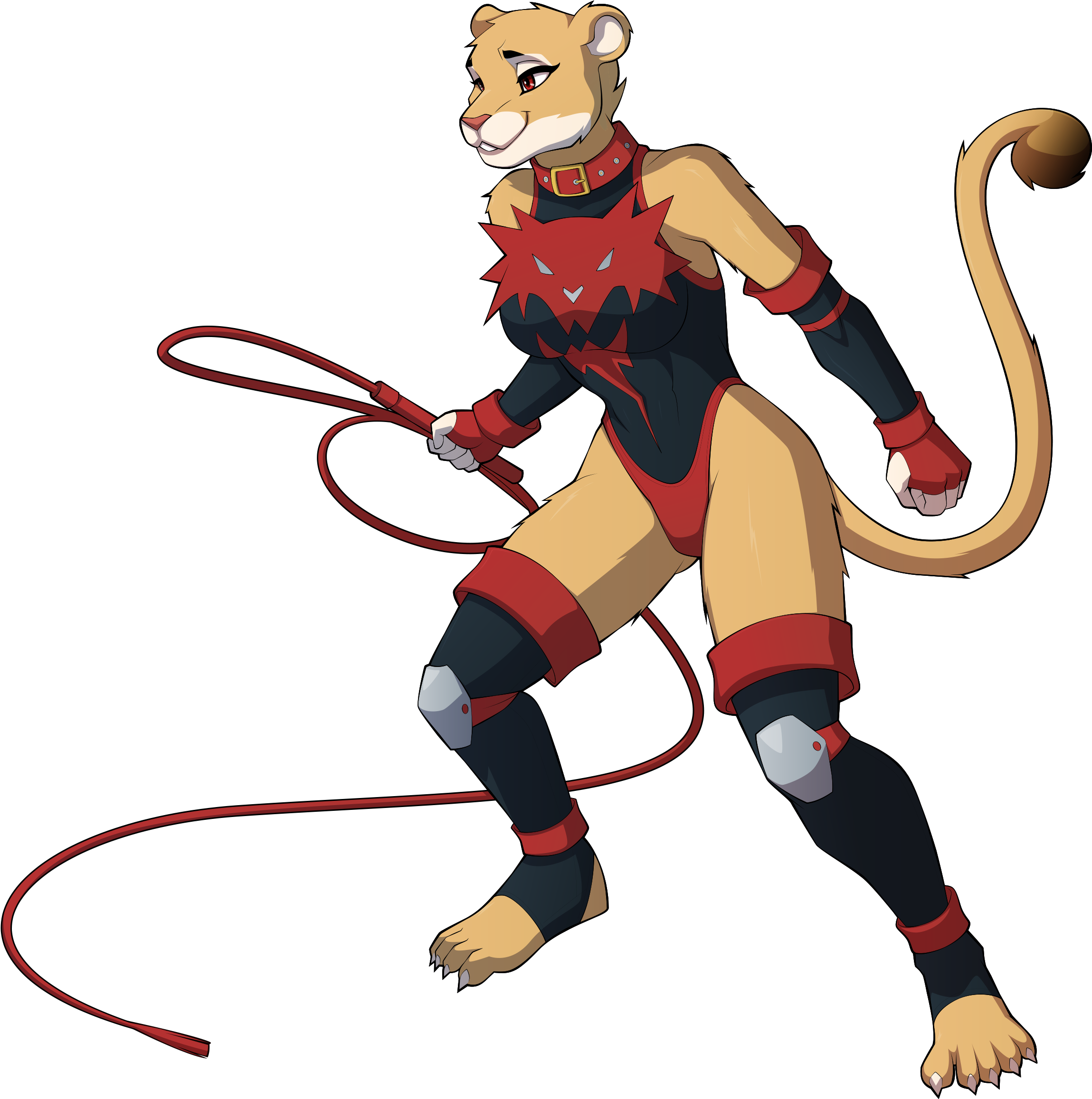 Dominant Hunter By Sansenite - Cartoon Clipart (2317x2314), Png Download