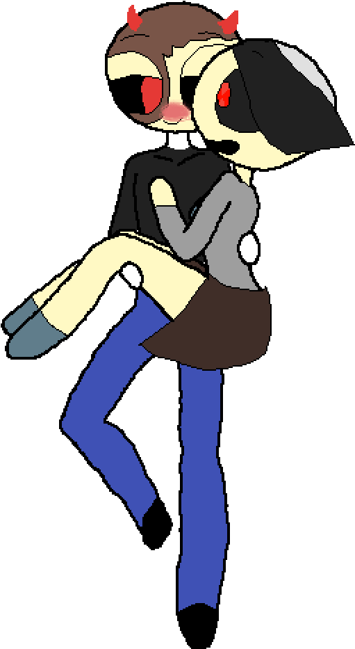 Kai And Willow - Cartoon Clipart (564x1024), Png Download