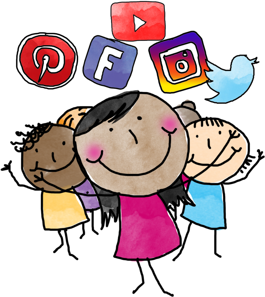 Oh, Then There Are Hashtags - Cartoon Clipart (1080x1080), Png Download