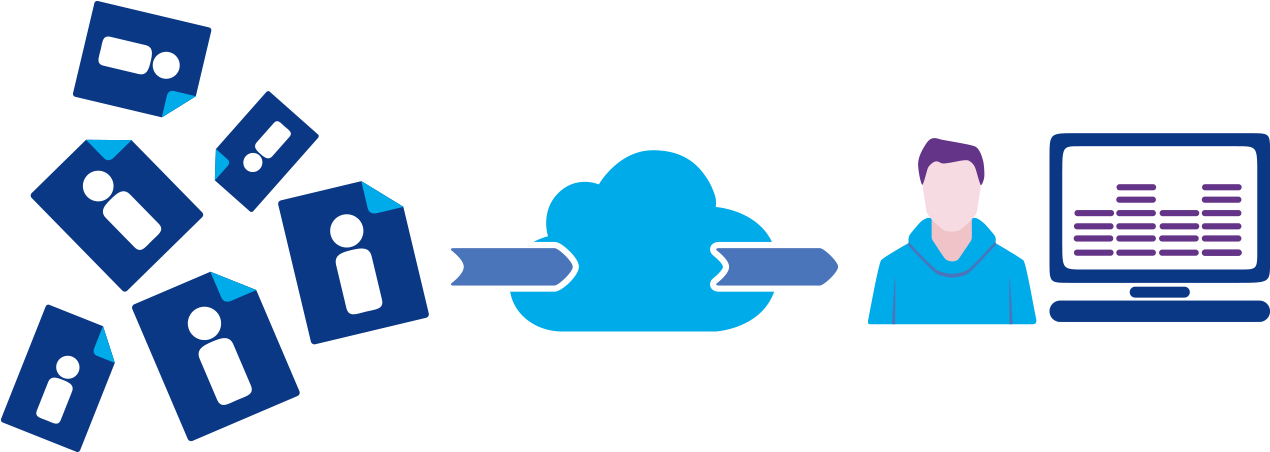 Send Customs Instructions Via Data Upload Clipart (1398x546), Png Download