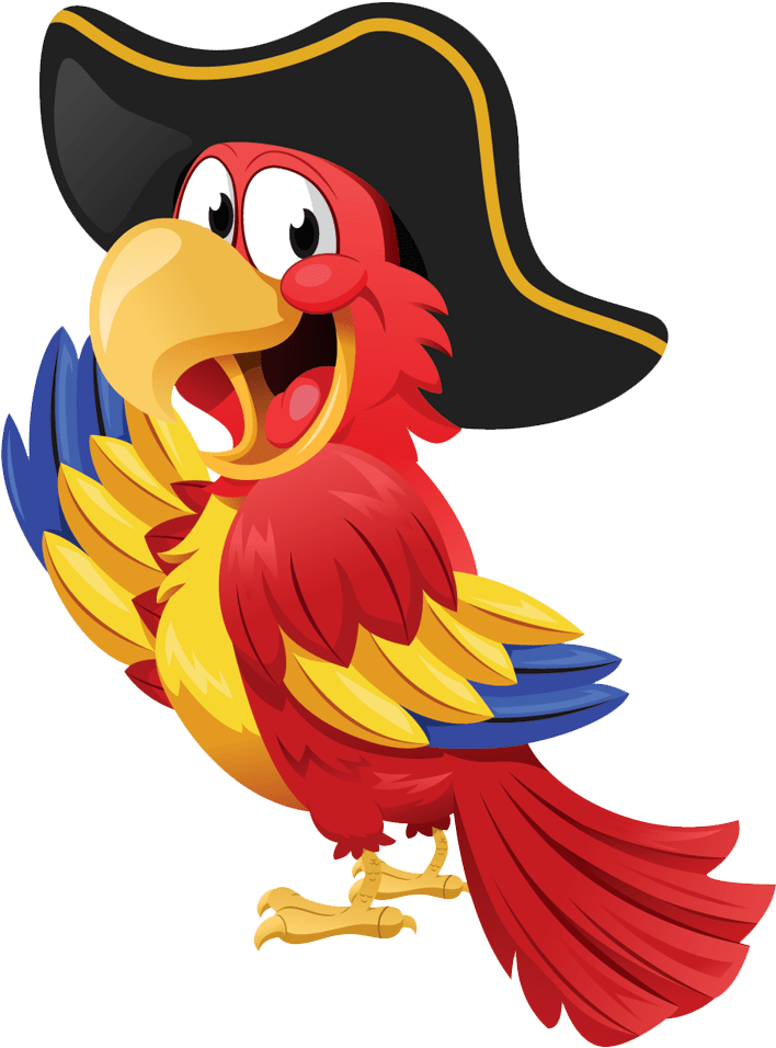 Pirate Parrot Clip Art Transparent - Pirate Parrot Clip Art - Png Download (1000x1000), Png Download