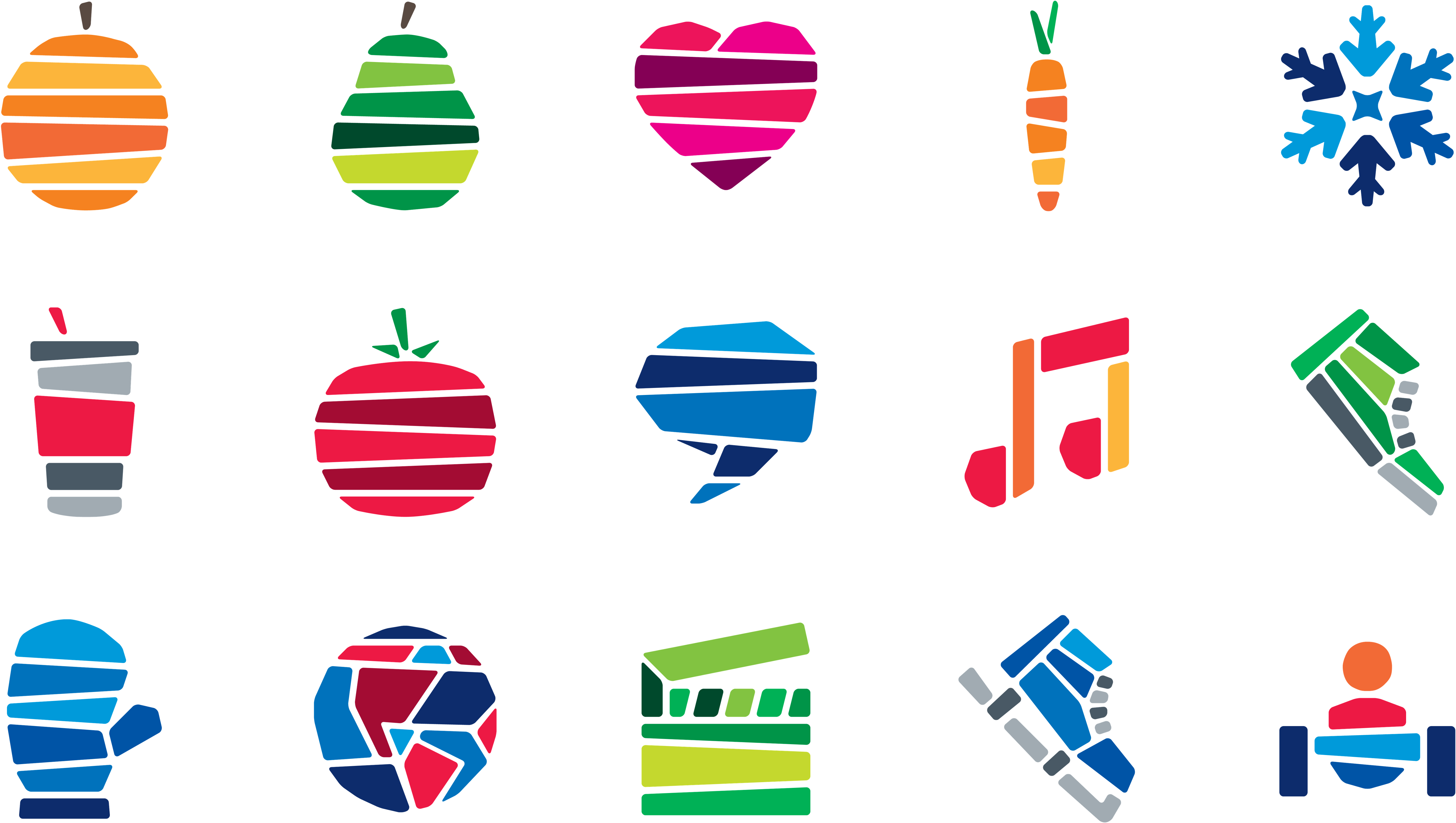 A Playful Graphic System Was Designed To Enhance The Clipart (7000x3938), Png Download