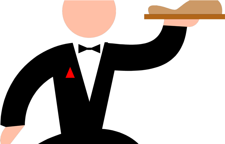 Waiter Clip Art - Png Download (958x503), Png Download