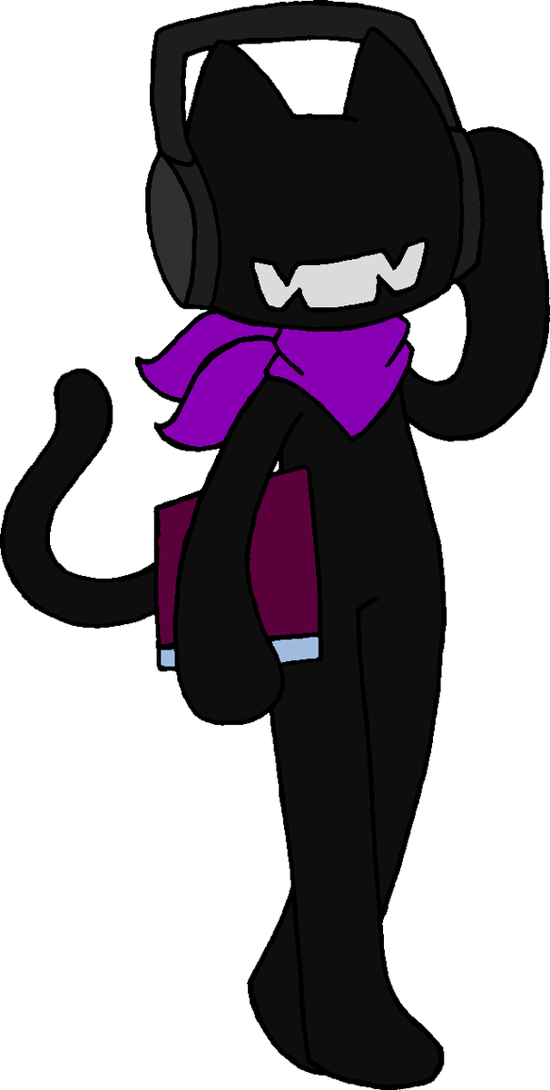 Had The Urge To Draw The @monstercat Mascot Since Yesterday - Cartoon Clipart (606x1200), Png Download