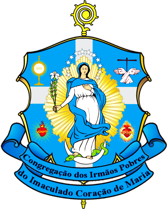 Brasão Da Congregação Dos Irmãos Pobres Do Imaculadocoração - God Clipart (581x722), Png Download