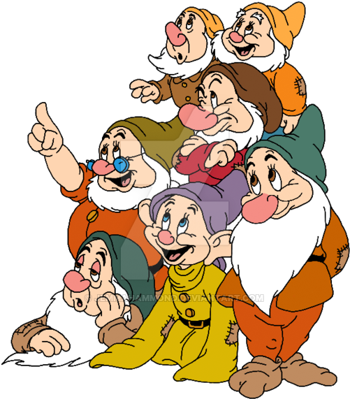 Seven Dwarfs By Jemmahammond - 7 Dwarfs Clip Art - Png Download (600x655), Png Download