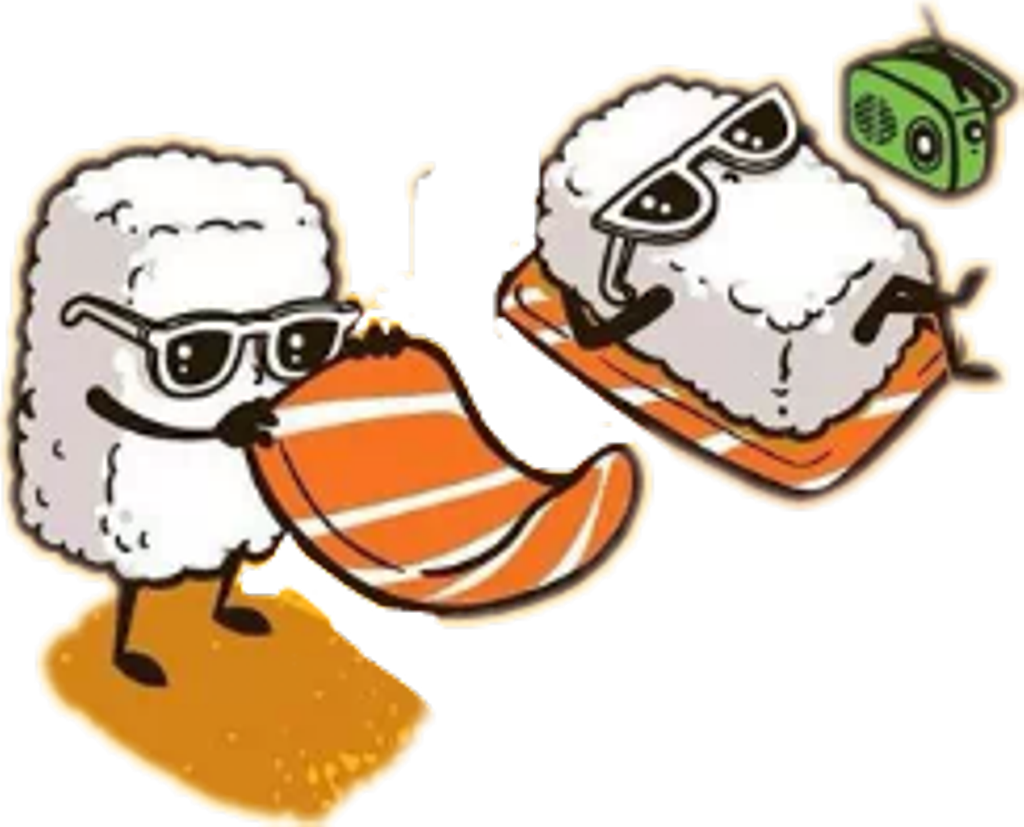 Cartoon Sushi Clipart (1024x827), Png Download