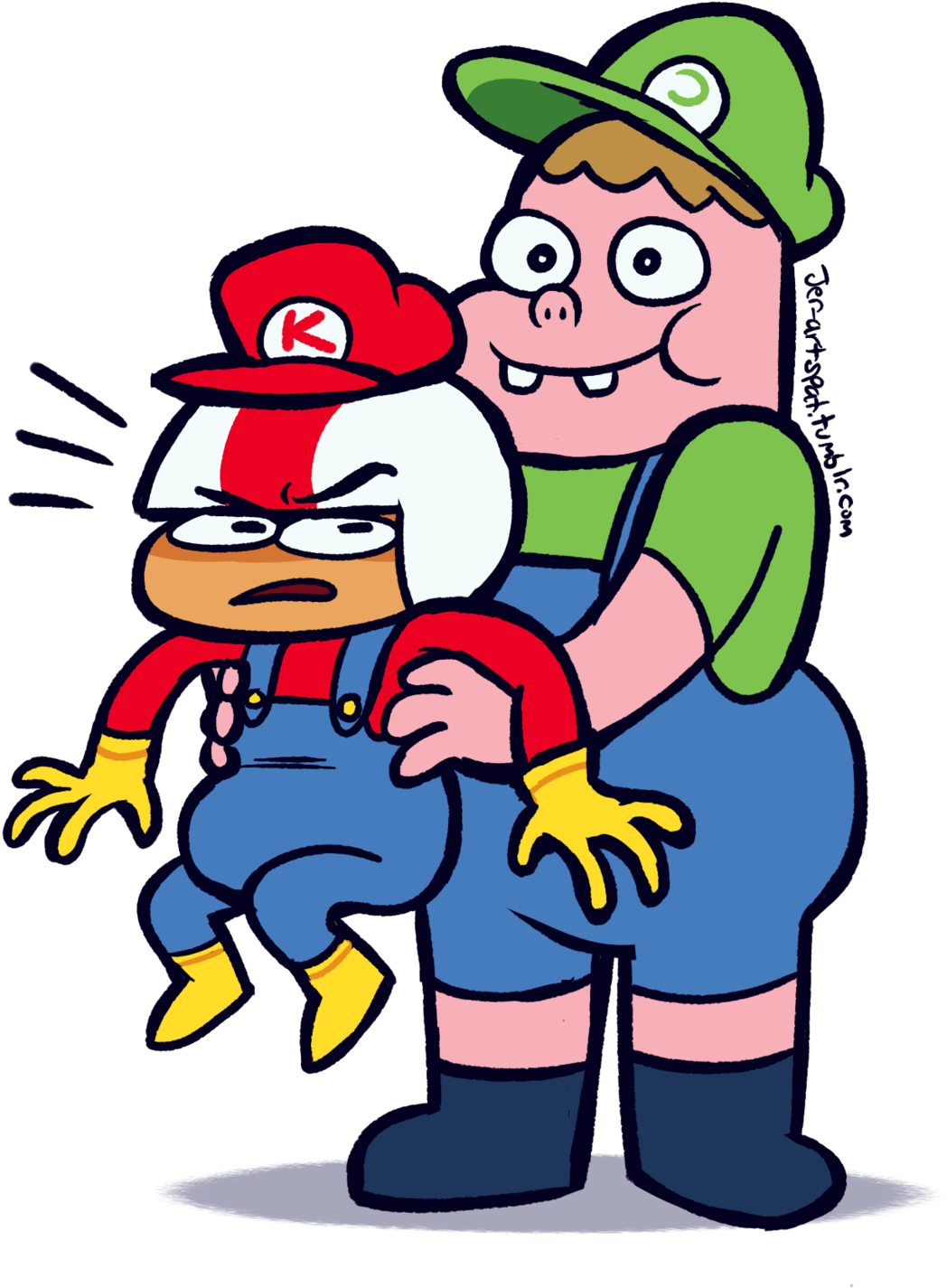 Com Cartoon Clip Art Fictional Character - Clarence - Png Download (1280x1536), Png Download