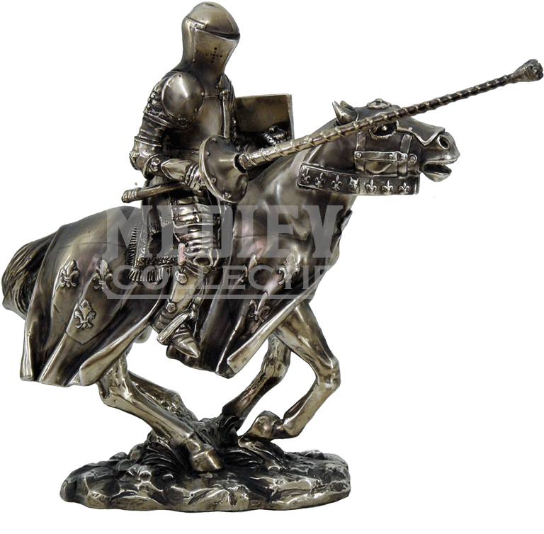 Medieval Knight Png Pic - Knight On Horse Statue Clipart (850x850), Png Download
