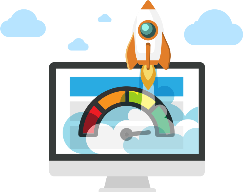 Speed Advancements With A Converged Infrastructure - Illustration Clipart (950x667), Png Download