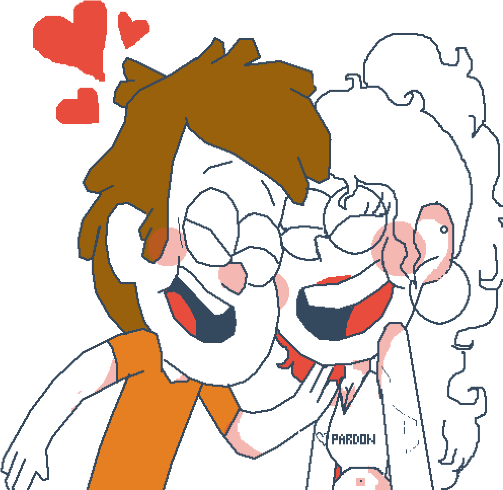 Together Positively - Cartoon Clipart (1000x1000), Png Download