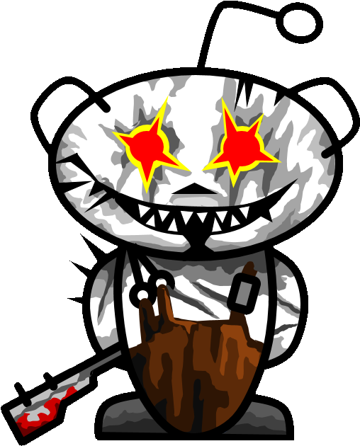 Version 2 Has The Bars Closer Resembling The Trapper - Reddit Clipart (540x717), Png Download