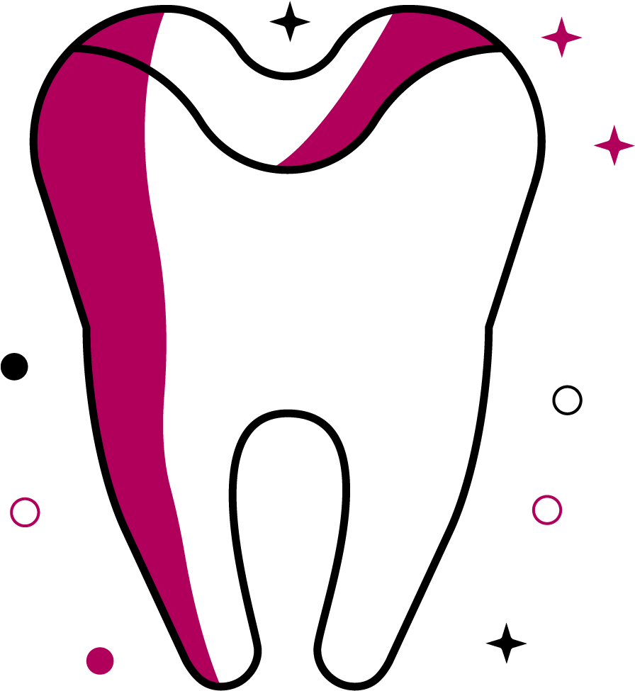 Tooth-coloured Dental Filling Clipart (2000x1200), Png Download