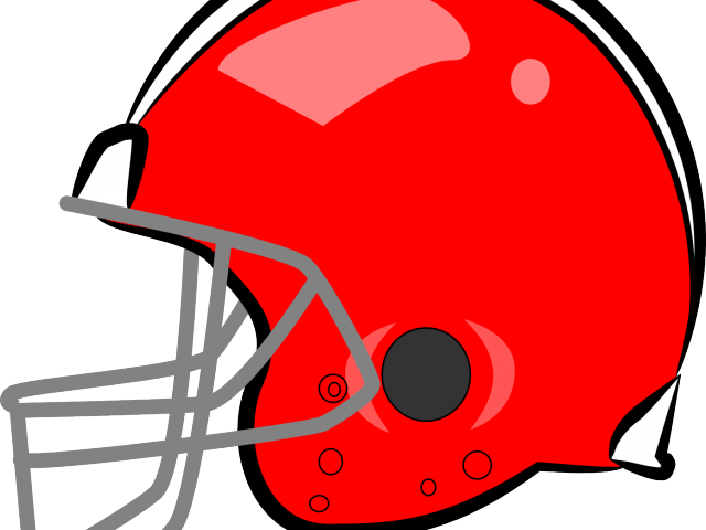 Red Clipart Football - Red Football Helmet Clip Art - Png Download (640x480), Png Download