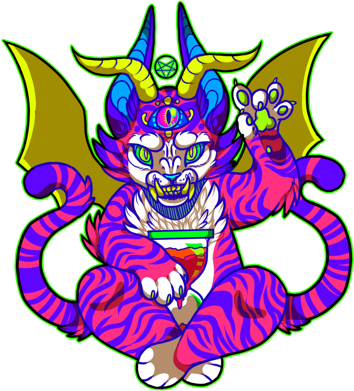 My Eyes More Red Than The Devil Is - Illustration Clipart (767x847), Png Download