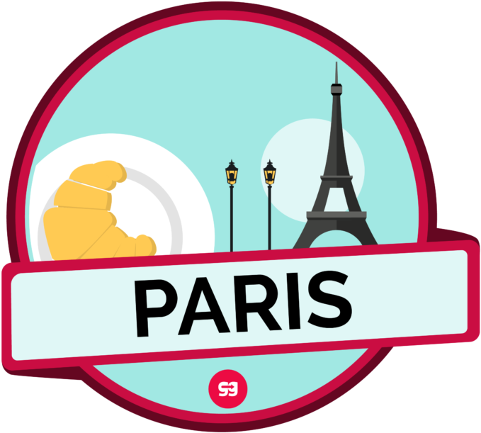 Guide Collaboratif Des Villes Paris - Graphic Design Clipart (1200x700), Png Download