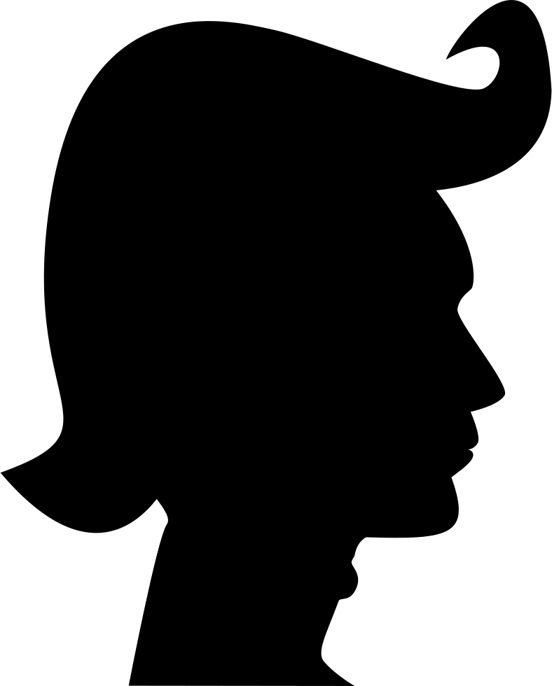Hair Style Silhouette Comments - Symbol For African American Clipart (788x980), Png Download