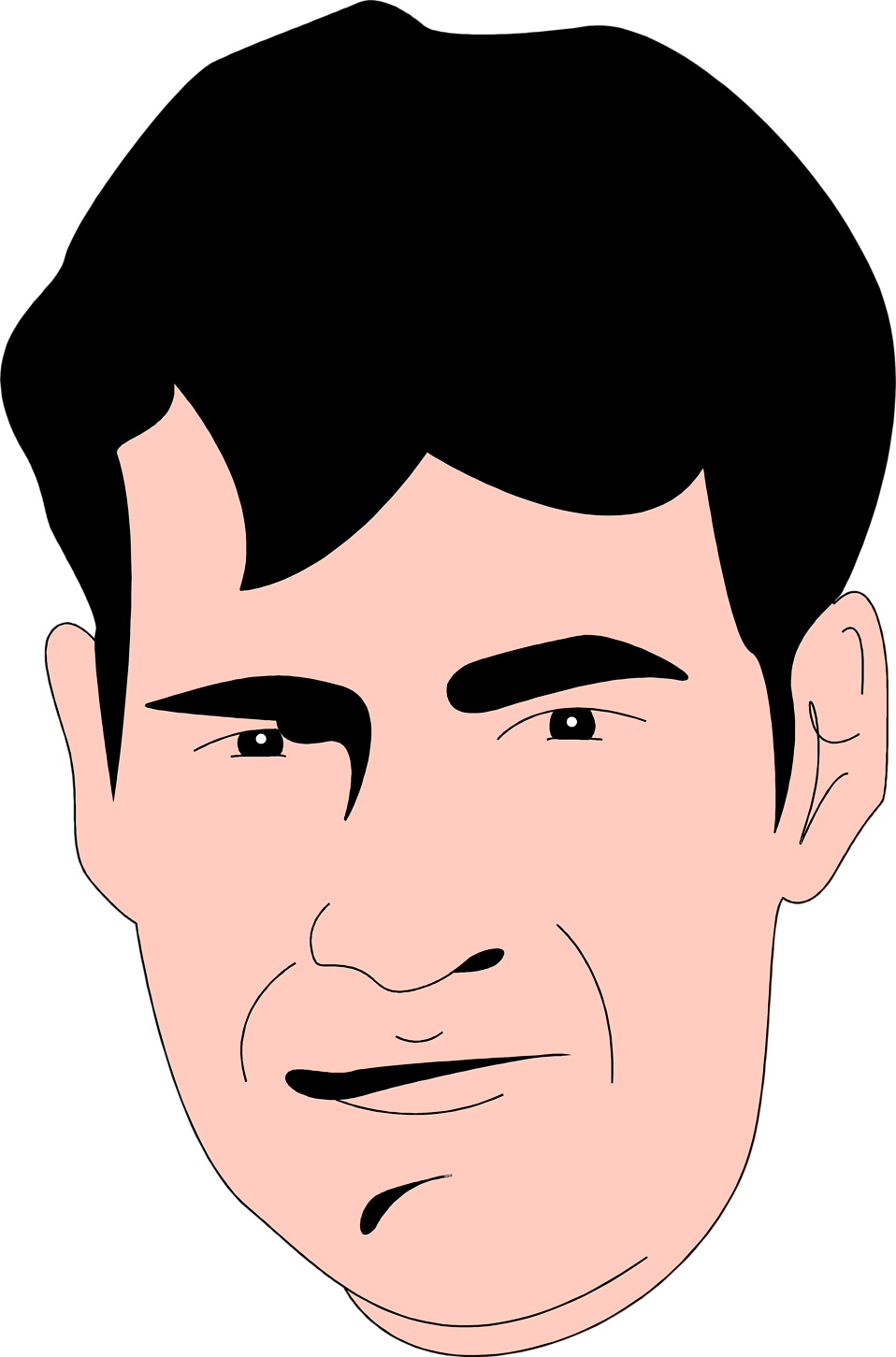 Collection Of Man High Quality Free Ⓒ - Men Faces Clip Art - Png Download (958x1451), Png Download